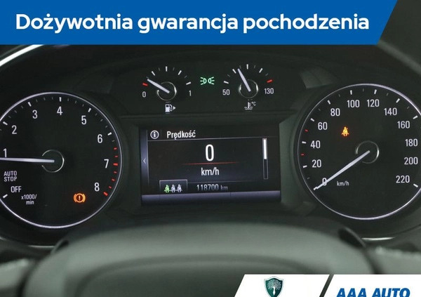 Opel Mokka cena 62000 przebieg: 118694, rok produkcji 2017 z Iwonicz-Zdrój małe 232